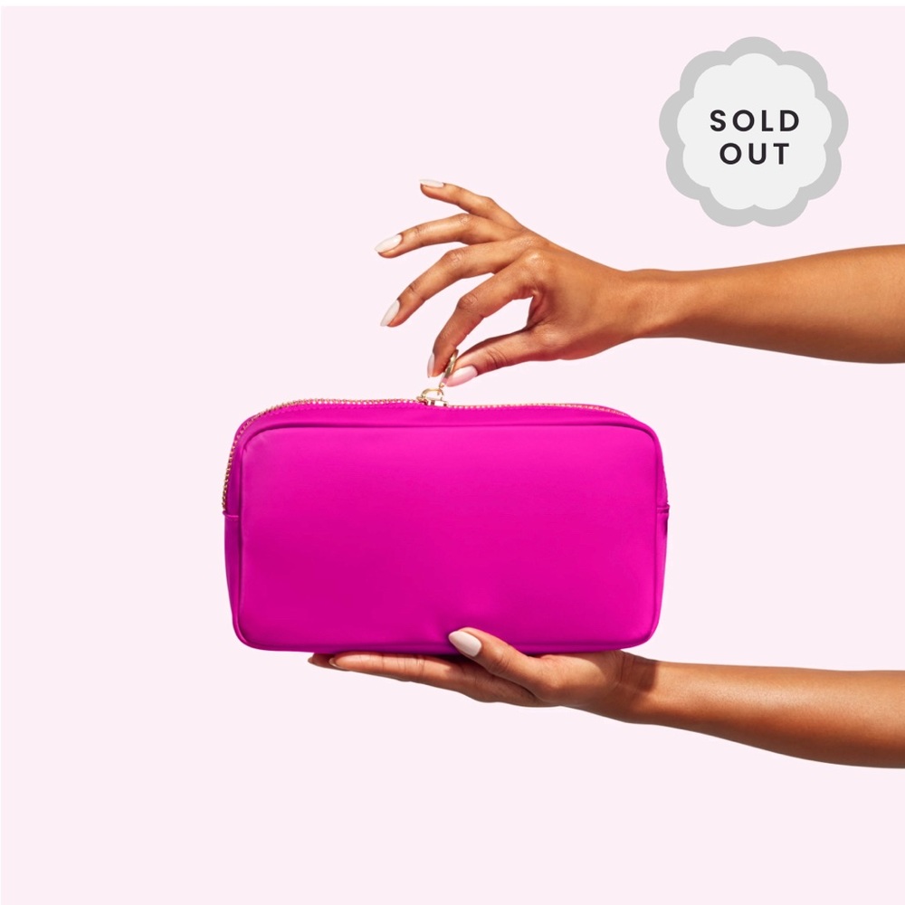 Stoney Clover Lane Fuchsia Small Pouch